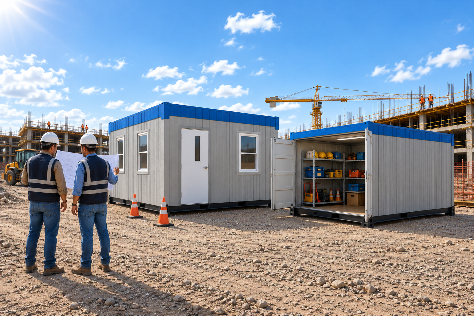 Módulo MODUX en entorno de obra